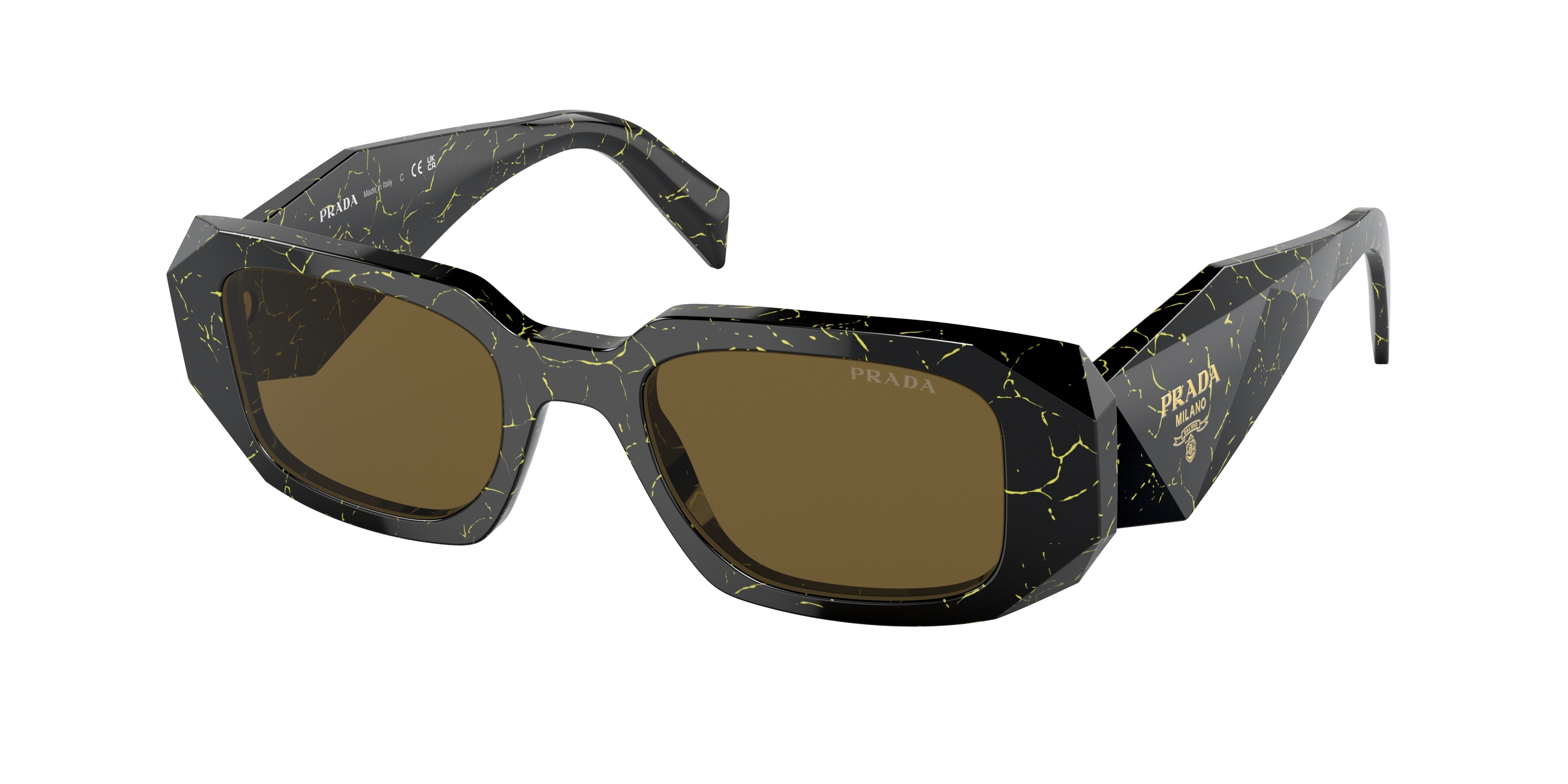 19D01T - Black/Yellow Marble