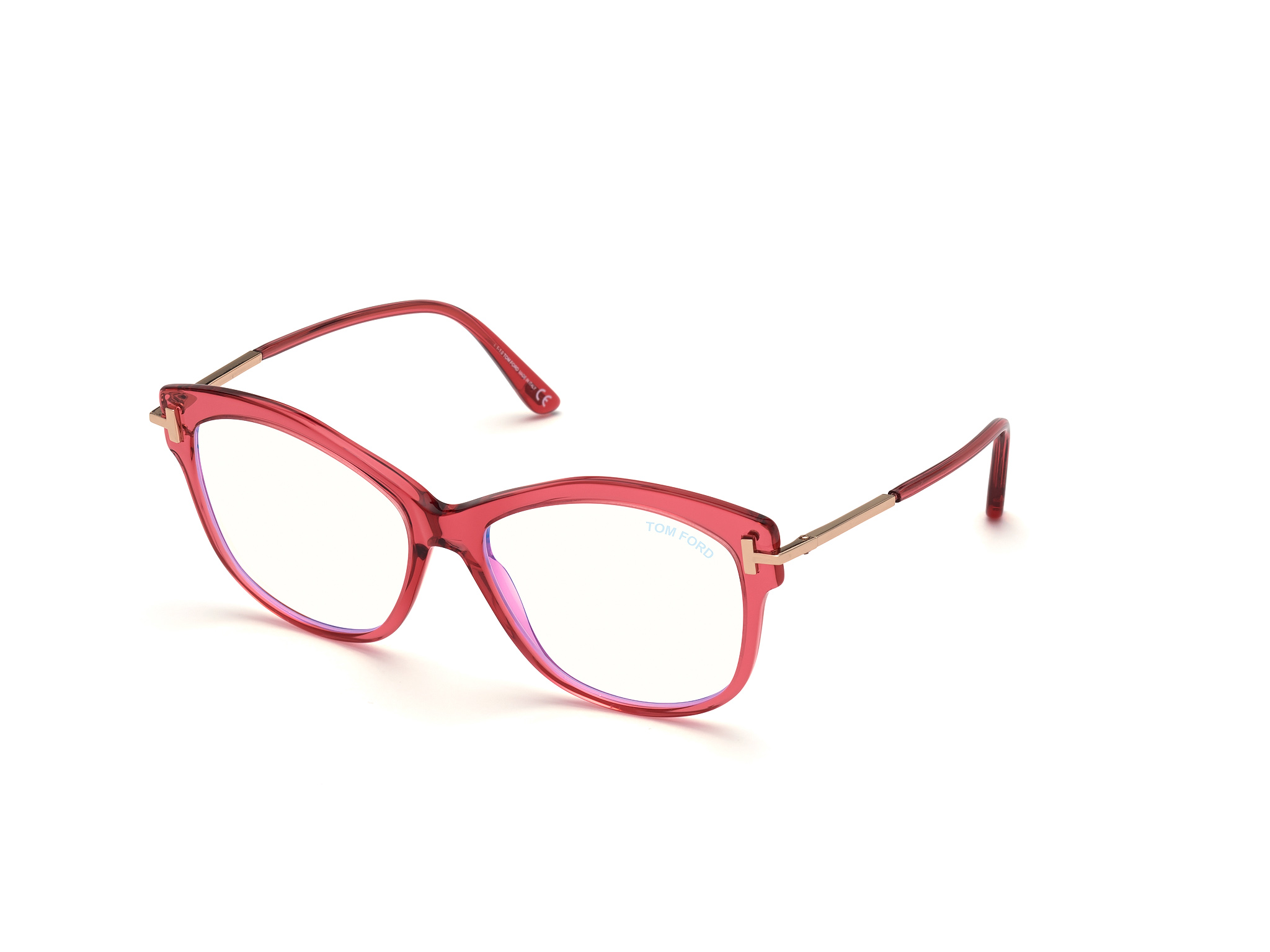 red designer glasses