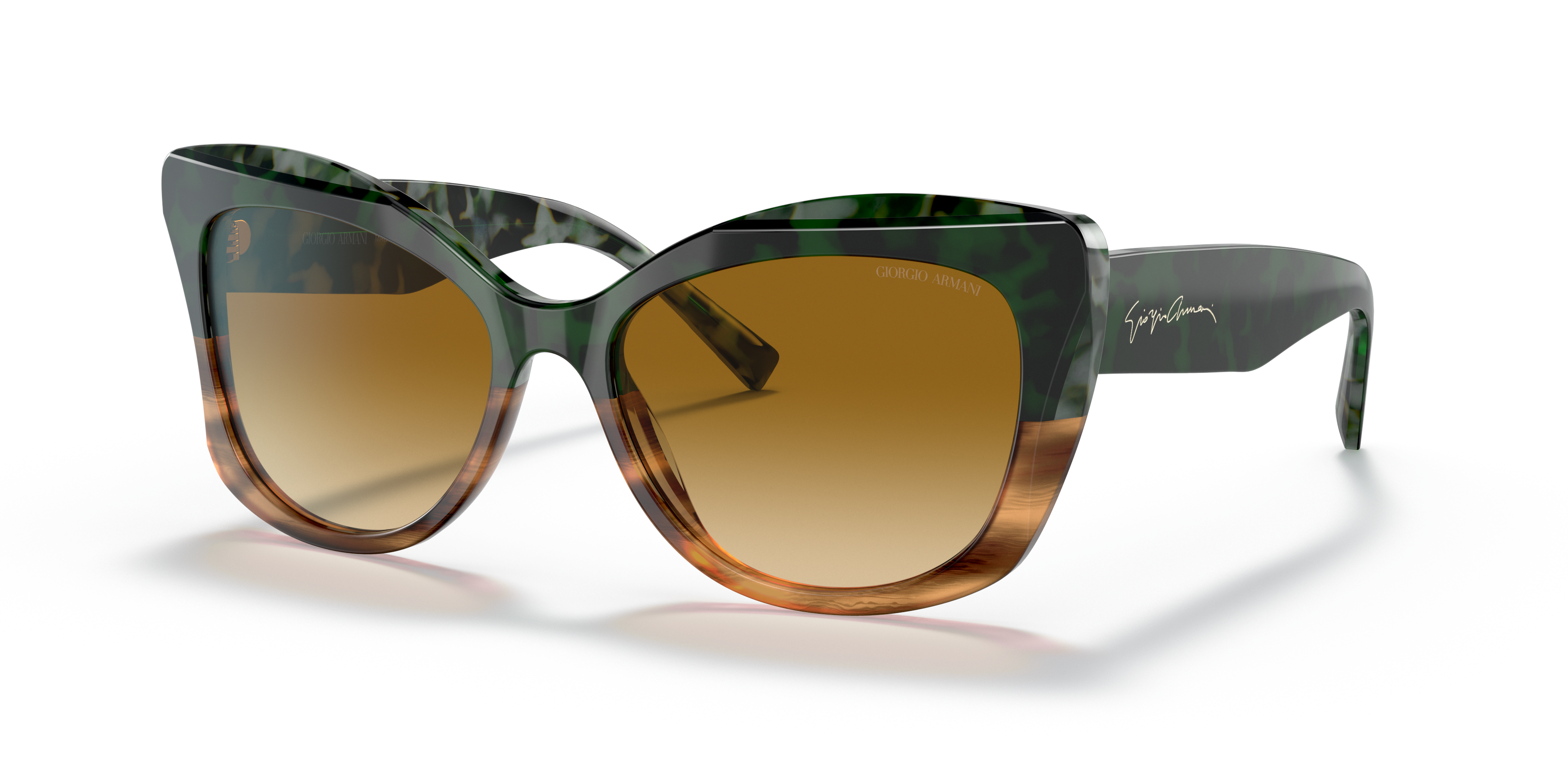 59302L - Green Havana/Striped Brown