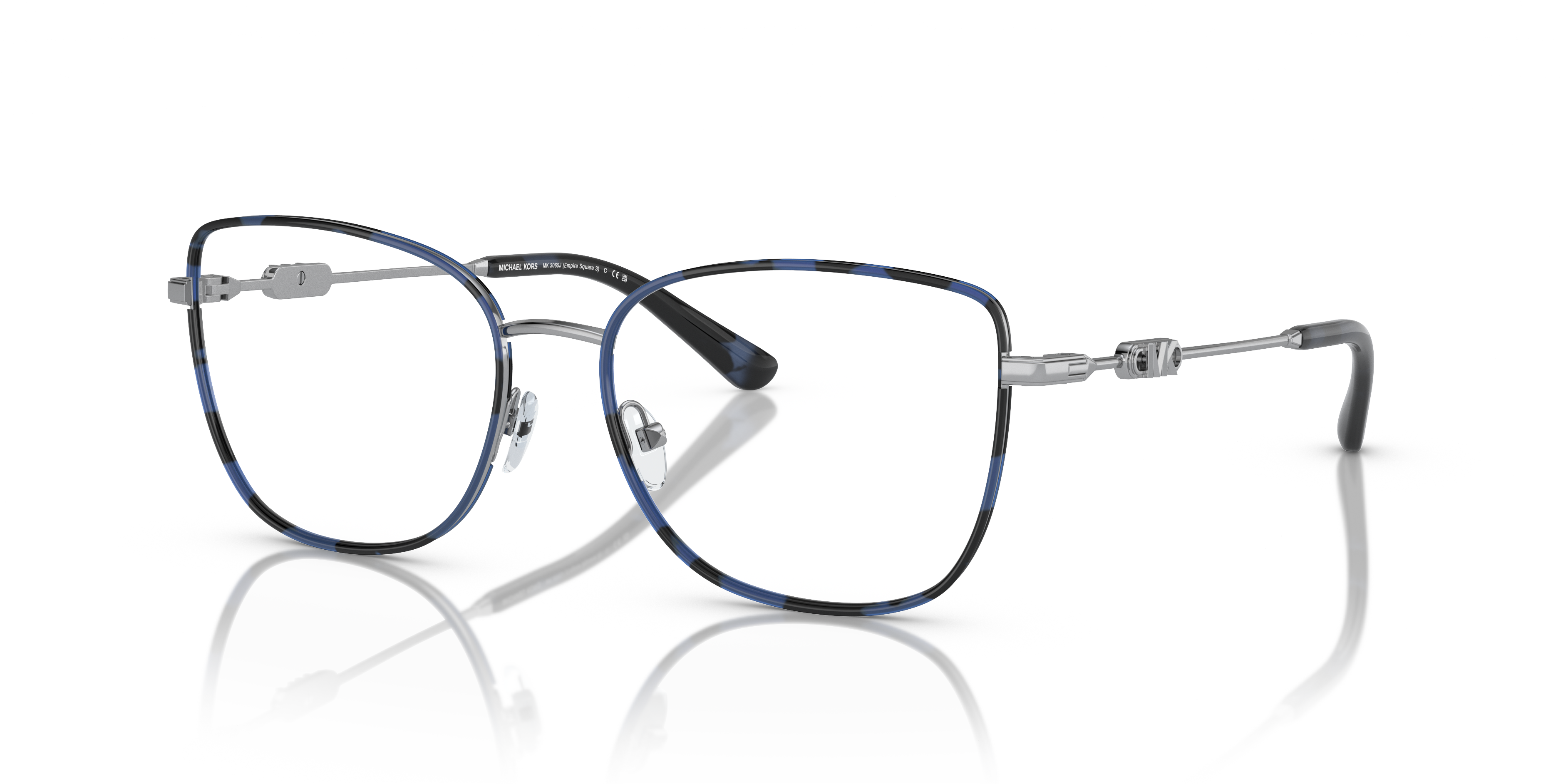 1015 - Silver/Blue Tortoise