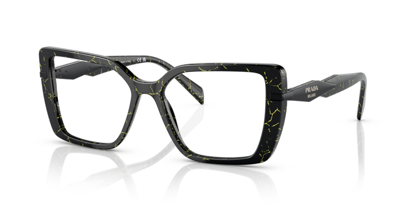 19D1O1 - Black/Yellow Marble