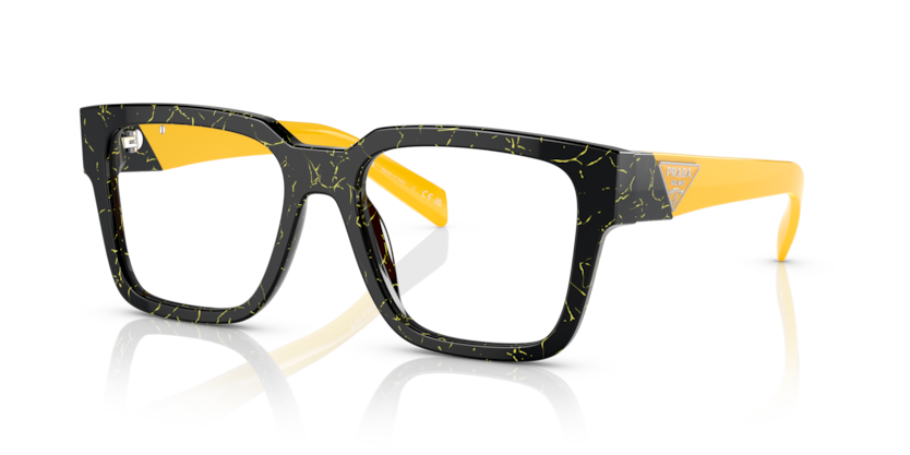 19D1O1 - Black/Yellow Marble