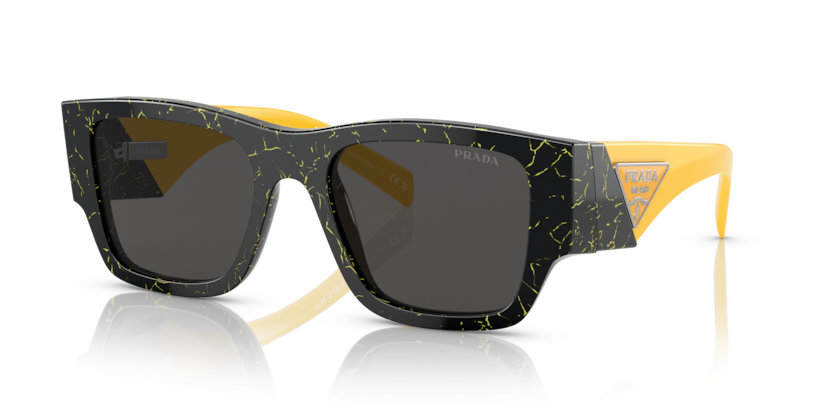 19D5S0 - Black/Yellow Marble