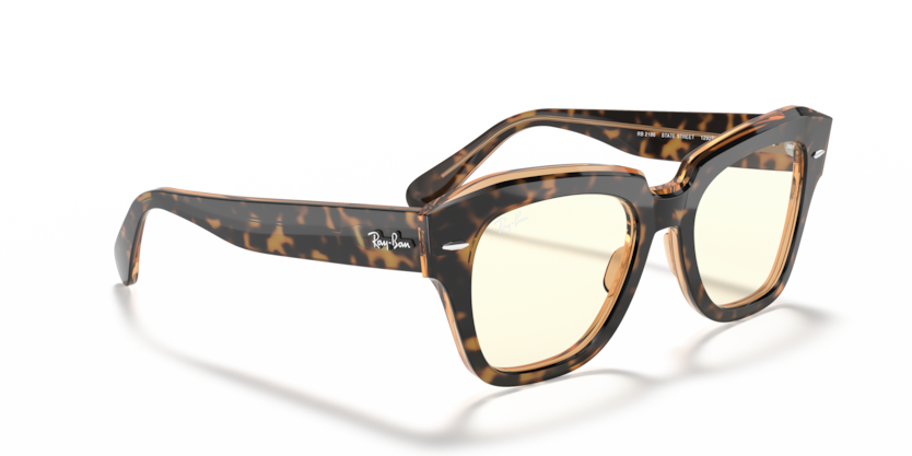 1292BL - Havana On Transparent Brown