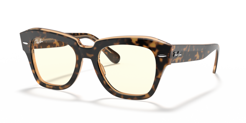 1292BL - Havana On Transparent Brown