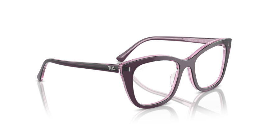 8364 - Violet On Transparent Pink