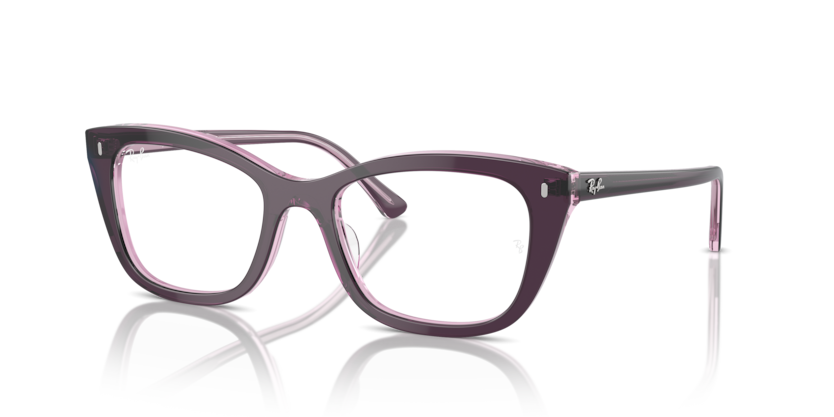 8364 - Violet On Transparent Pink