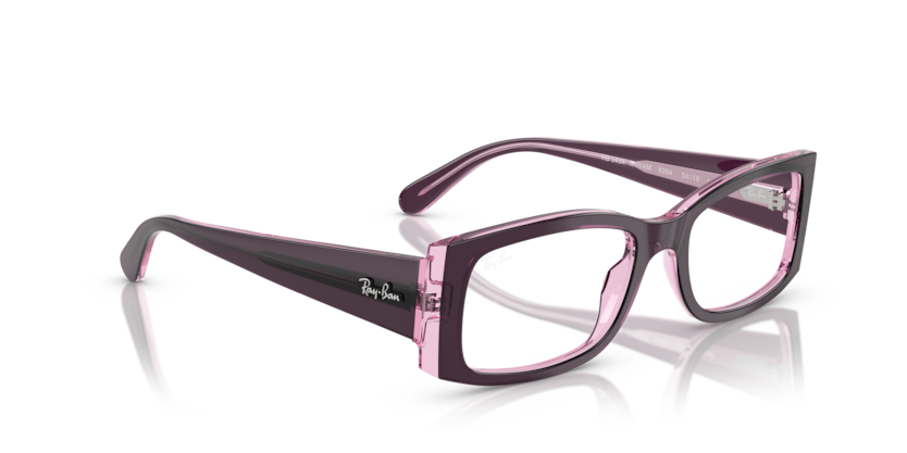 8364 - Violet On Transparent Pink