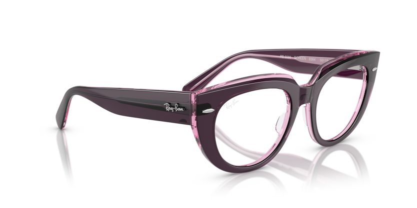 8364 - Violet On Transparent Pink