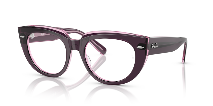 8364 - Violet On Transparent Pink