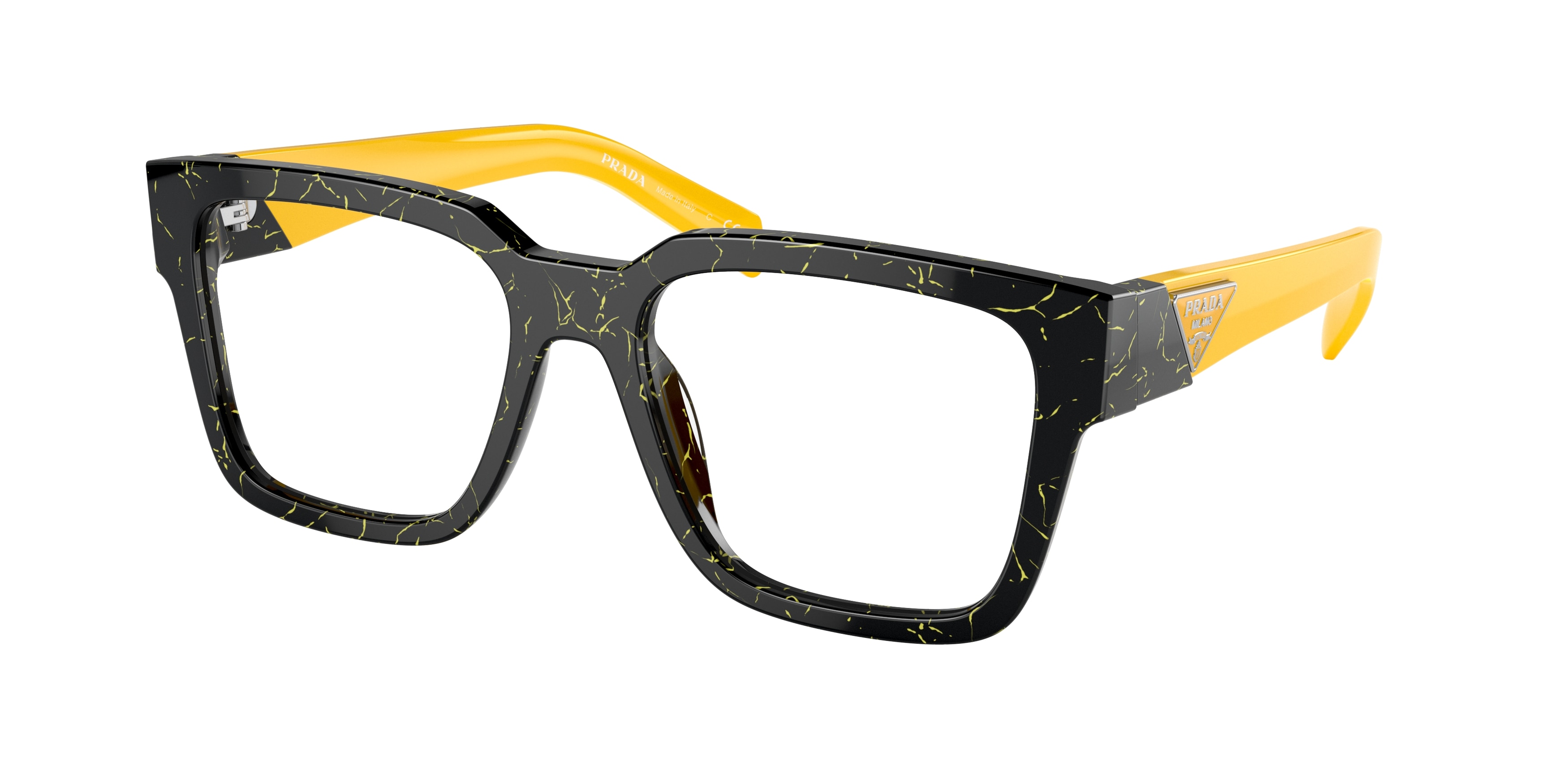 19D1O1 - Black/Yellow Marble