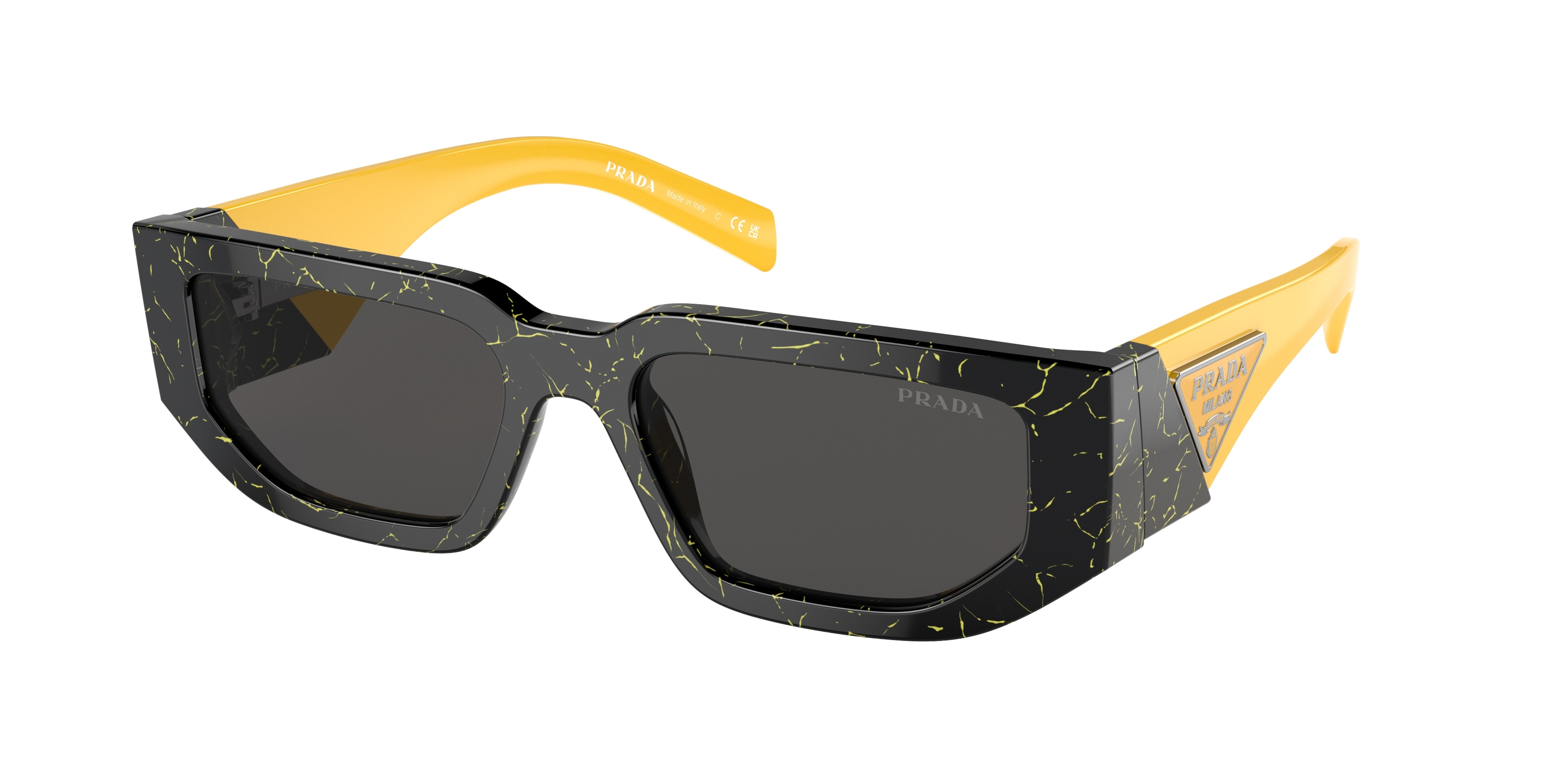 19D5S0 - Black Yellow Marble