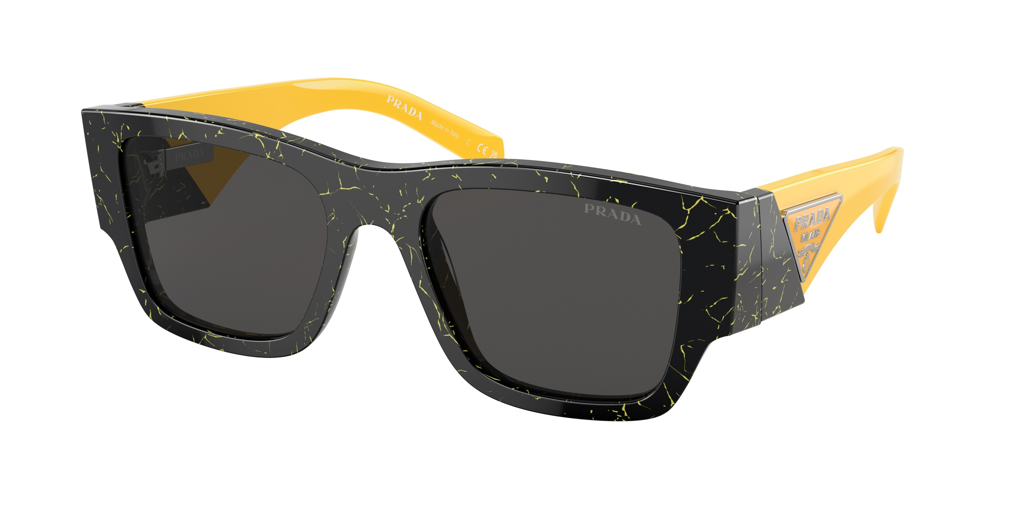 19D5S0 - Black/Yellow Marble