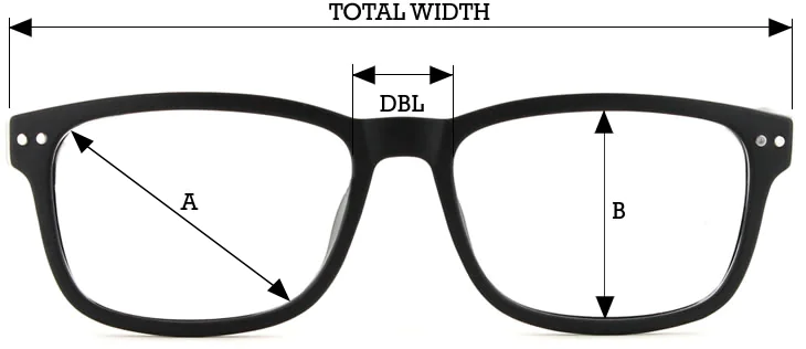 Glasses mesurements