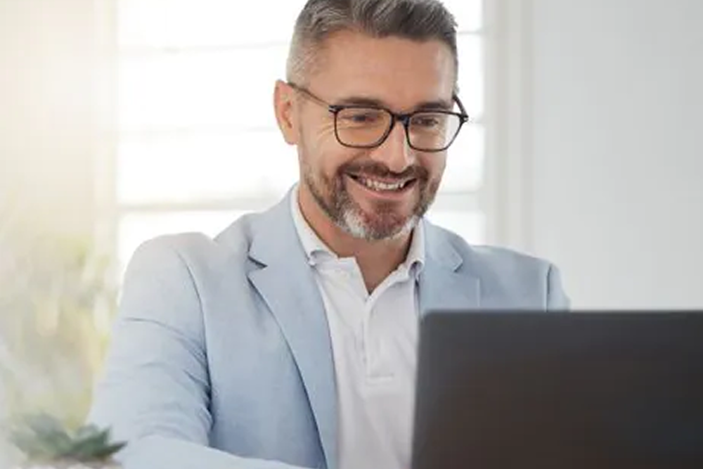 Glasses on Laptop